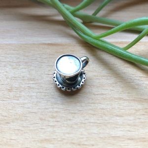Pandora Retired Tea Cup Charm